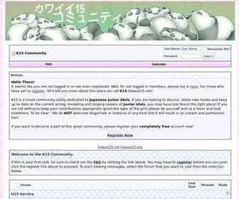 Kawaii15.net(K15 Community /) Screenshot