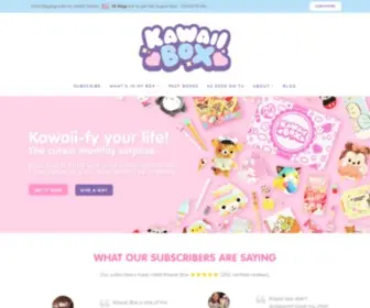 Kawaiibox.co(Monthly Cute Subscription Box from Japan) Screenshot