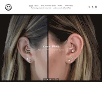 Kawaiiplace.fr(Plus grand choix de bijoux et piercing haut de gamme en France. Les plus grandes marques) Screenshot