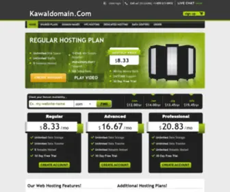 KawalDomain.com(Hosting offers provided by Hosting Domain) Screenshot