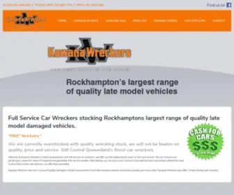 Kawanawreckers.com.au(Rockhampton Full Service Car Wreckers) Screenshot