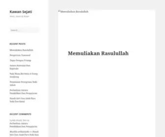 Kawansejati.org(Iman, Islam & Ihsan) Screenshot