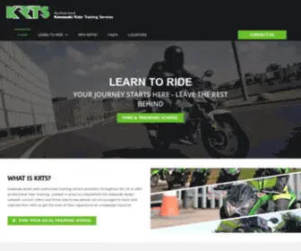 Kawasaki-KRTS.co.uk(Learn to Ride With Kawasaki) Screenshot