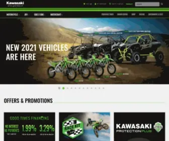 Kawasaki.ca Screenshot