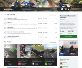 Kawasakimotorcycle.org(Kawasaki Motorcycle Forums) Screenshot