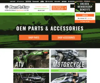 Kawasakipartspitstop.com(Buy Top Discounted OEM Kawasaki Parts Direct at Parts Pit Stop) Screenshot