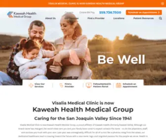Kaweahhealthmedicalgroup.org(Medical Clinic in Visalia) Screenshot