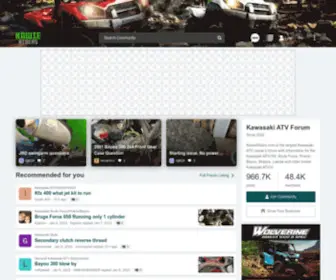 Kawieriders.com(Kawasaki ATV Forum) Screenshot