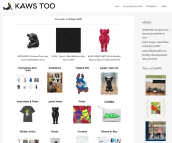 Kawstoo.com(KAWS TOO) Screenshot