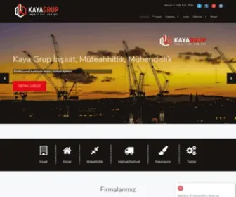 Kayagrupinsaat.com(Kaya grup inşaat) Screenshot