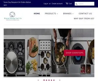 Kayahospitality.com(Home of all Kitchen Equipment) Screenshot