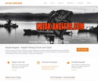 Kayak-Anglers.com(Kayak Anglers) Screenshot