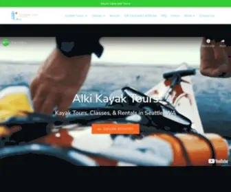 Kayakalki.com(Alki Kayak Tours) Screenshot