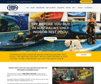 Kayakandsup.com.au(Kayak & SUP) Screenshot