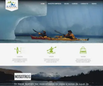 Kayakaustralis.cl(Kayak Australis Cursos Viajes y Expediciones Chile) Screenshot