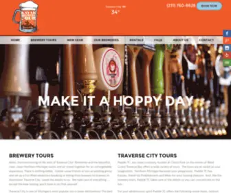 Kayakbrewerytours.com(Traverse City Kayak Brewery Tours) Screenshot