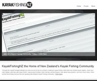 Kayakfishingnz.com(Kayak Fishing NZ) Screenshot