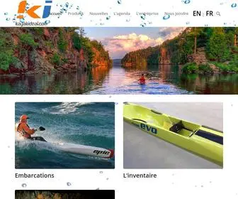 Kayakideal.com(Les spécialistes des pagaies) Screenshot