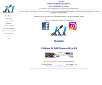 Kayakinstruct.com(Kayak Instruction Inc) Screenshot