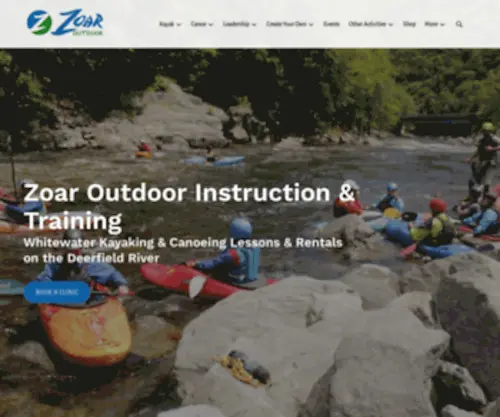 Kayaklesson.com(Whitewater Kayaking & Canoeing in Massachusetts) Screenshot