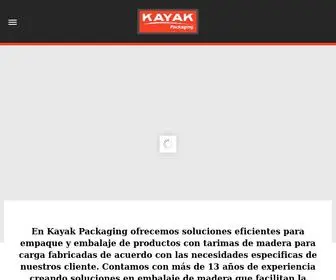 Kayakpackaging.com(Tarimas de madera en Monterrey) Screenshot