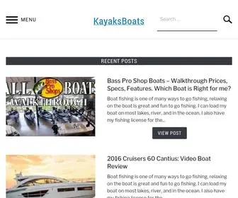 Kayaksboats.com(Home) Screenshot