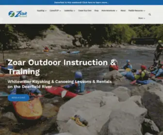 Kayakschools.com(Whitewater Kayaking & Canoeing in Massachusetts) Screenshot