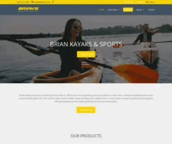 Kayaks.co.za(Brians Kayaks Cape Town) Screenshot