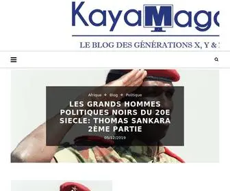 Kayamaga.com(Le blog des générations X) Screenshot