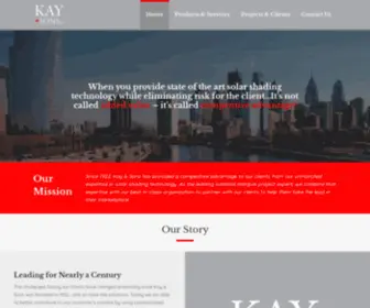 Kayandsons.com(Kay & Sons) Screenshot