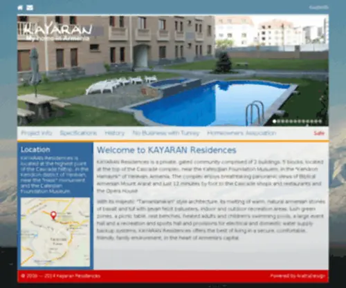 Kayaran.com(Kayaran Residences) Screenshot