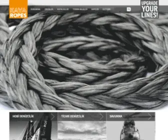 Kayaropes.com(Kaya Ropes l Teknik ve Teknolojik Halatlar) Screenshot