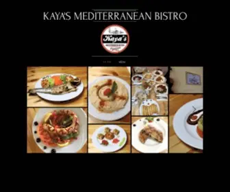 Kayasmediterraneanbistro.com(Kaya's) Screenshot