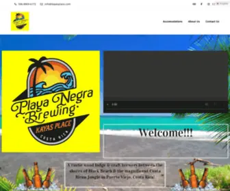 Kayasplace.com(Playa Negra Brewing) Screenshot