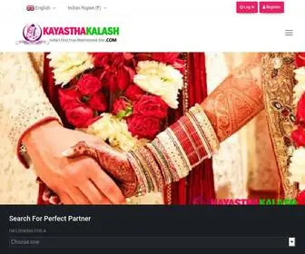 Kayasthakalash.com(Kayastha Kalash) Screenshot