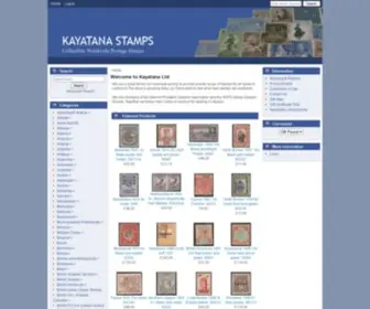 Kayatana.com(Kayatana Stamps) Screenshot