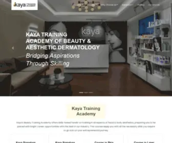 Kayatrainingacademy.com(Skin Care and Beautician Courses) Screenshot