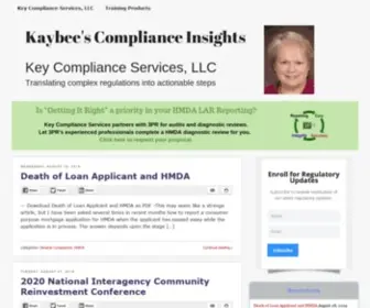 Kaybeescomplianceinsights.com(Kaybeescomplianceinsights) Screenshot