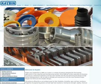 Kaybin.co.za(Rubber products) Screenshot