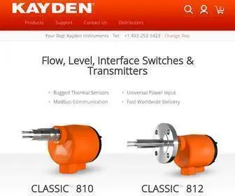 Kayden.com(Kayden Instruments) Screenshot