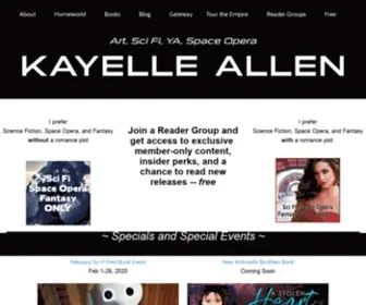 Kayelleallen.com(Kayelle Allen) Screenshot