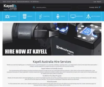 Kayellhire.com.au(Kayell Australia Hire Site) Screenshot