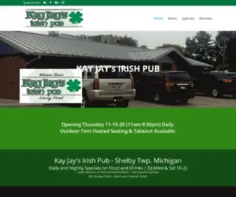 Kayjaysirishpub.com(Kay Jay's Irish Pub) Screenshot