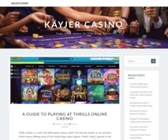 Kayjer.com(The kylie project) Screenshot