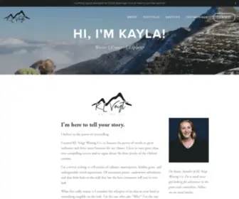 Kaylalewkowicz.com(KL Voigt Writing Co) Screenshot