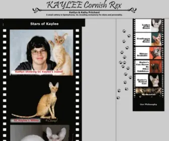 Kayleecornishrex.com(KAYLEE Cornish Rex Cattery) Screenshot