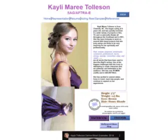 Kaylitolleson.com(Kayli Tolleson) Screenshot