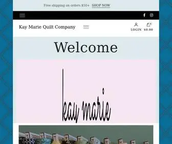 Kaymariequiltco.com(Kay Marie Quilt Company) Screenshot