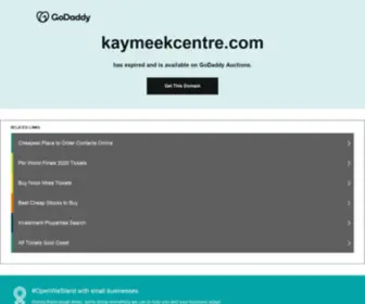 Kaymeekcentre.com Screenshot