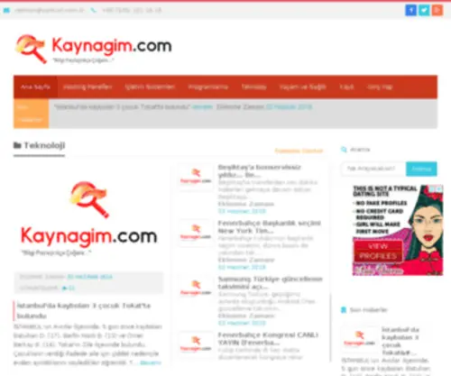 Kaynagim.com(Bilgi edinmenin en kolay yolu) Screenshot